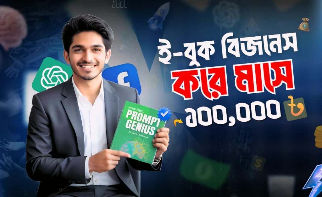 Earn 100,000৳ Per Month By Selling e-Book Ebook Selling Course